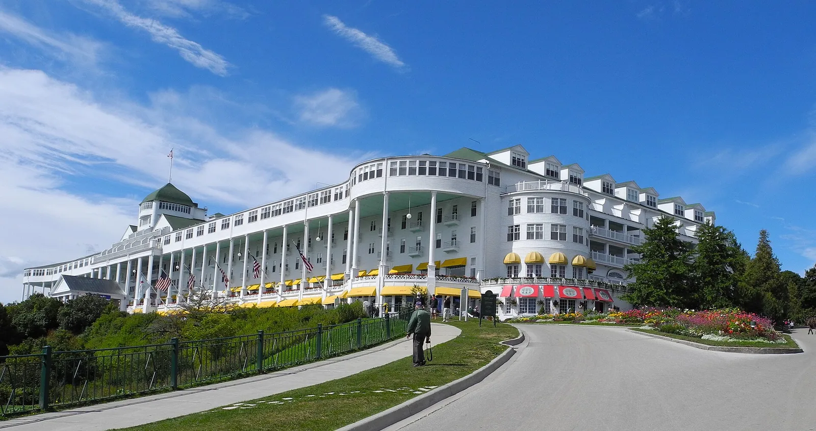 The Grand Hotel setting on Mackinac Island, home to The Jewel golf course.